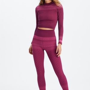 Fabletics Merlot Outfit Bundle NWOT